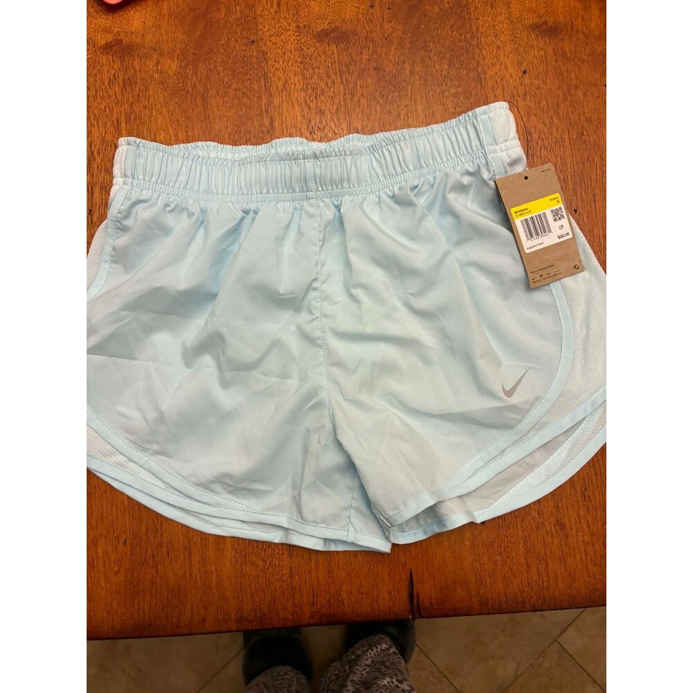 Nike Dri-Fit Women's Running Shorts Light Blue XS Loose Fit Athletic NWT